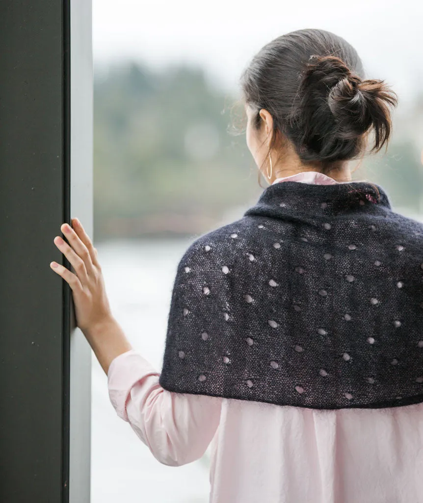 Polka Dot Scarf Using Rowan Kidsilk Haze