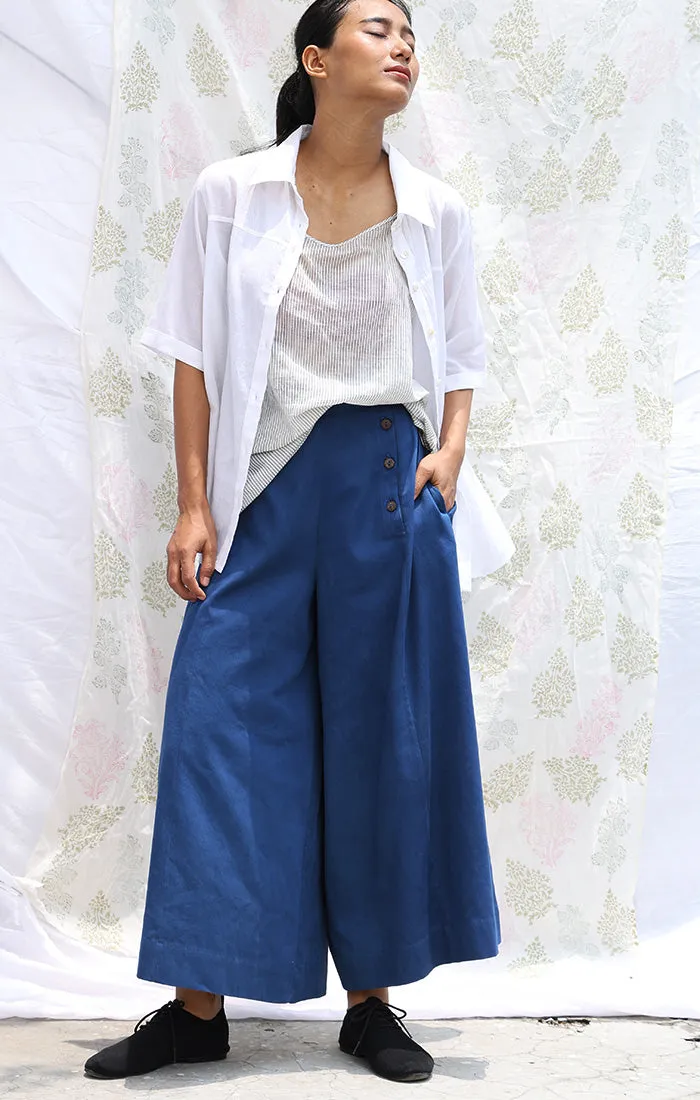 Prussian Blue Culottes