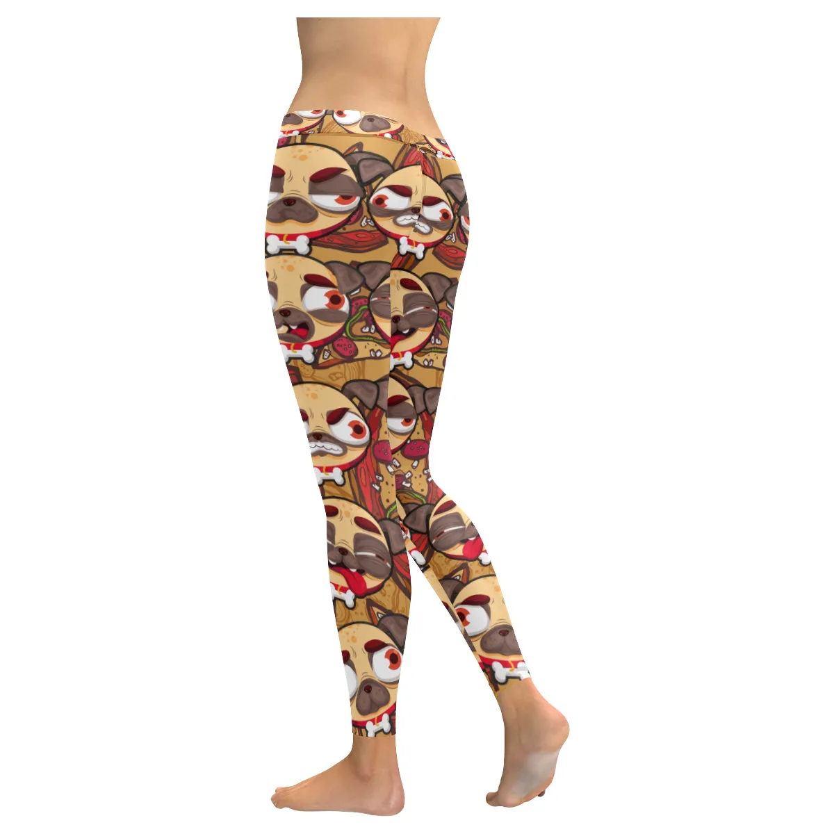 pug_pizzal New Low Rise Leggings (Flatlock Stitch)