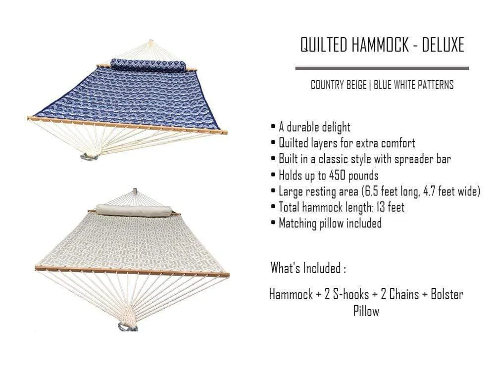 Quilted Hammock - Deluxe