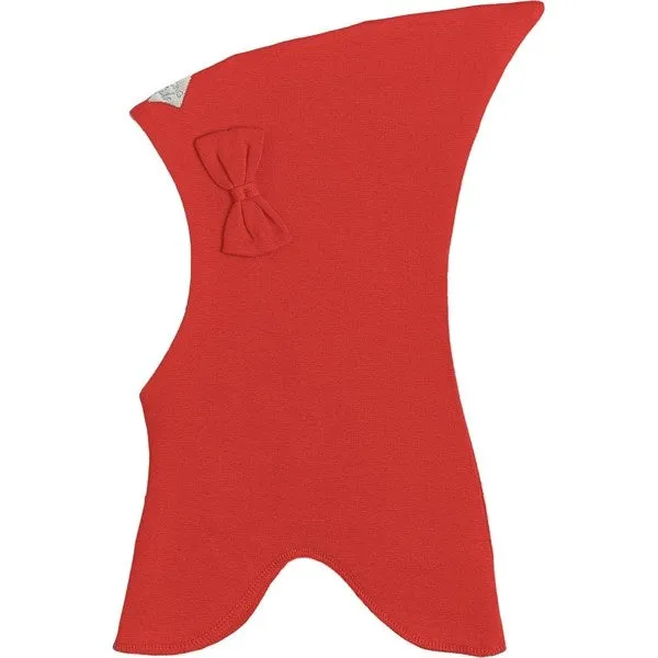 Racing Kids Nisse Balaclava Bow Red