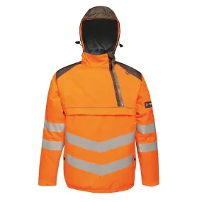 Regatta TRA316 Tactival Hi-Vis Hooded Waterproof Bomber Jacket