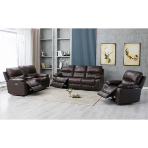 RelaxMax Power Reclining Set - Leather Match