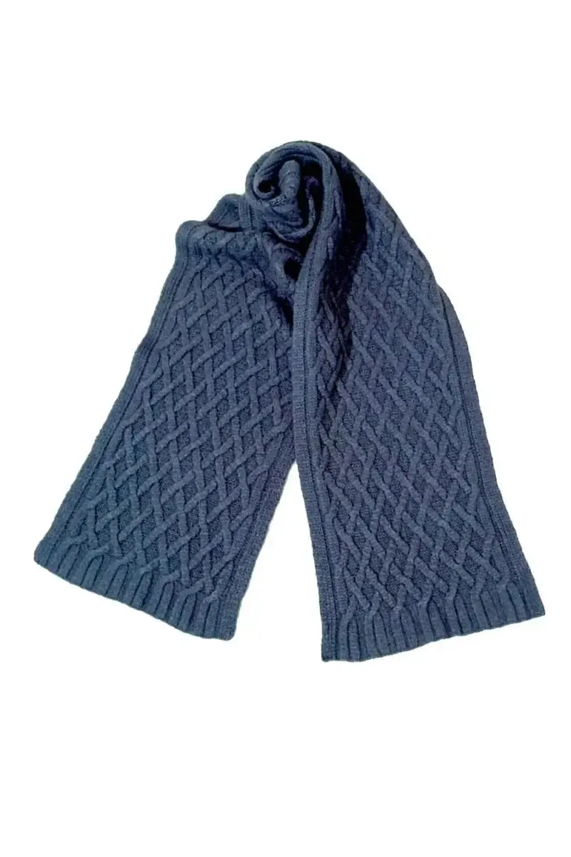 Renzo Man Scarf Qiviut, Merino & Silk