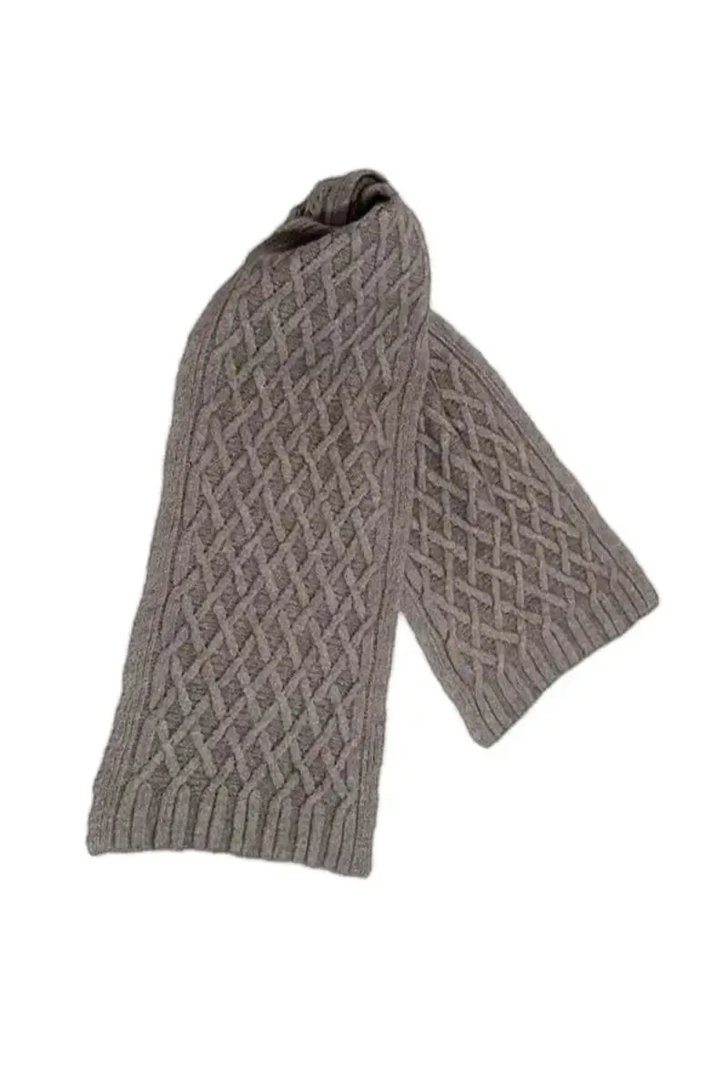 Renzo Man Scarf Qiviut, Merino & Silk