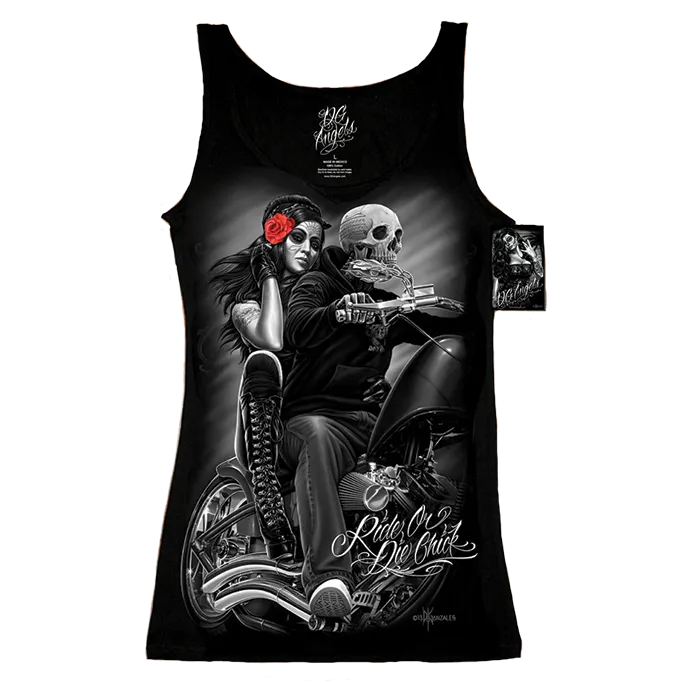 Retired Style- RODC - Biker Babe - Women's Tank Top