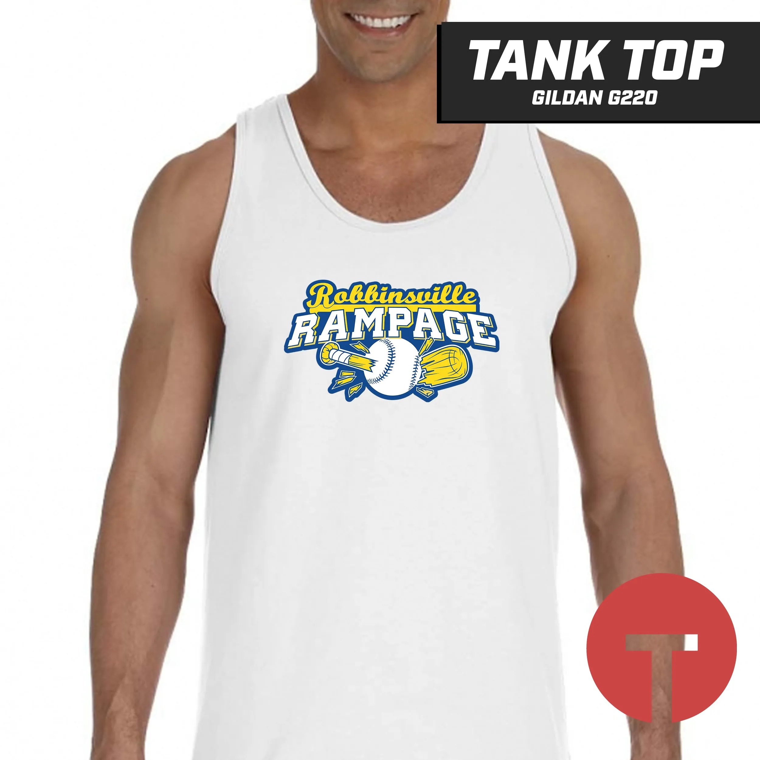 Robbinsville Rampage - Tank Top Gildan G220