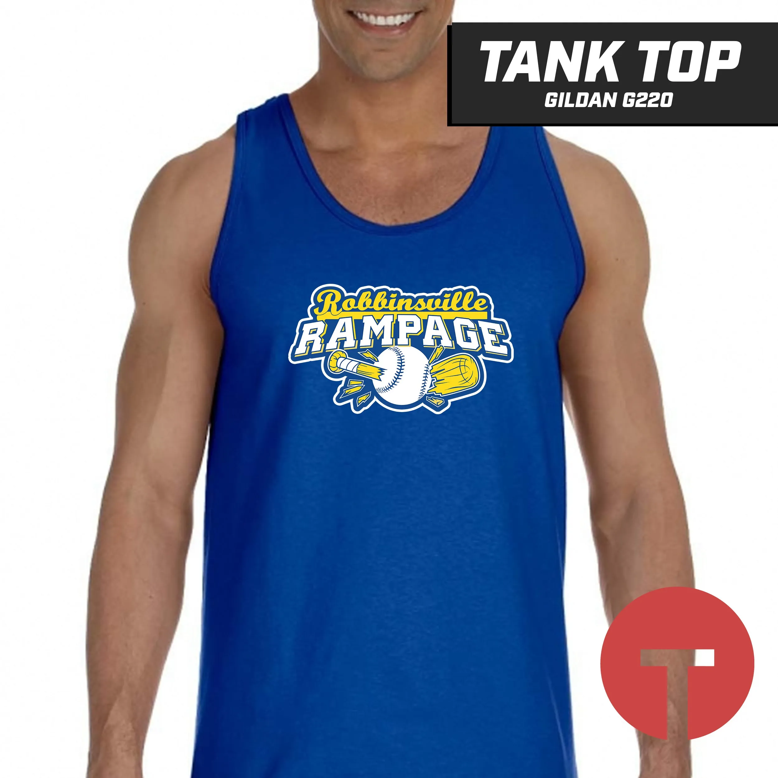 Robbinsville Rampage - Tank Top Gildan G220