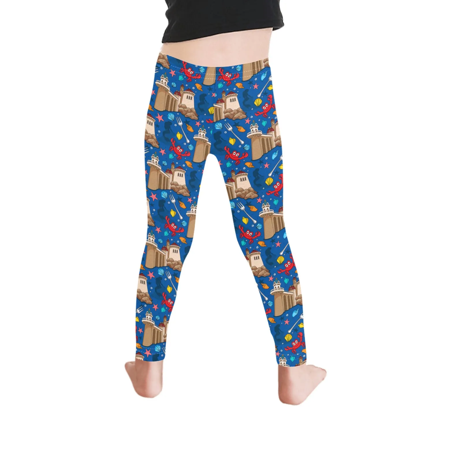 Sea Princess Castle Kid's Leggings