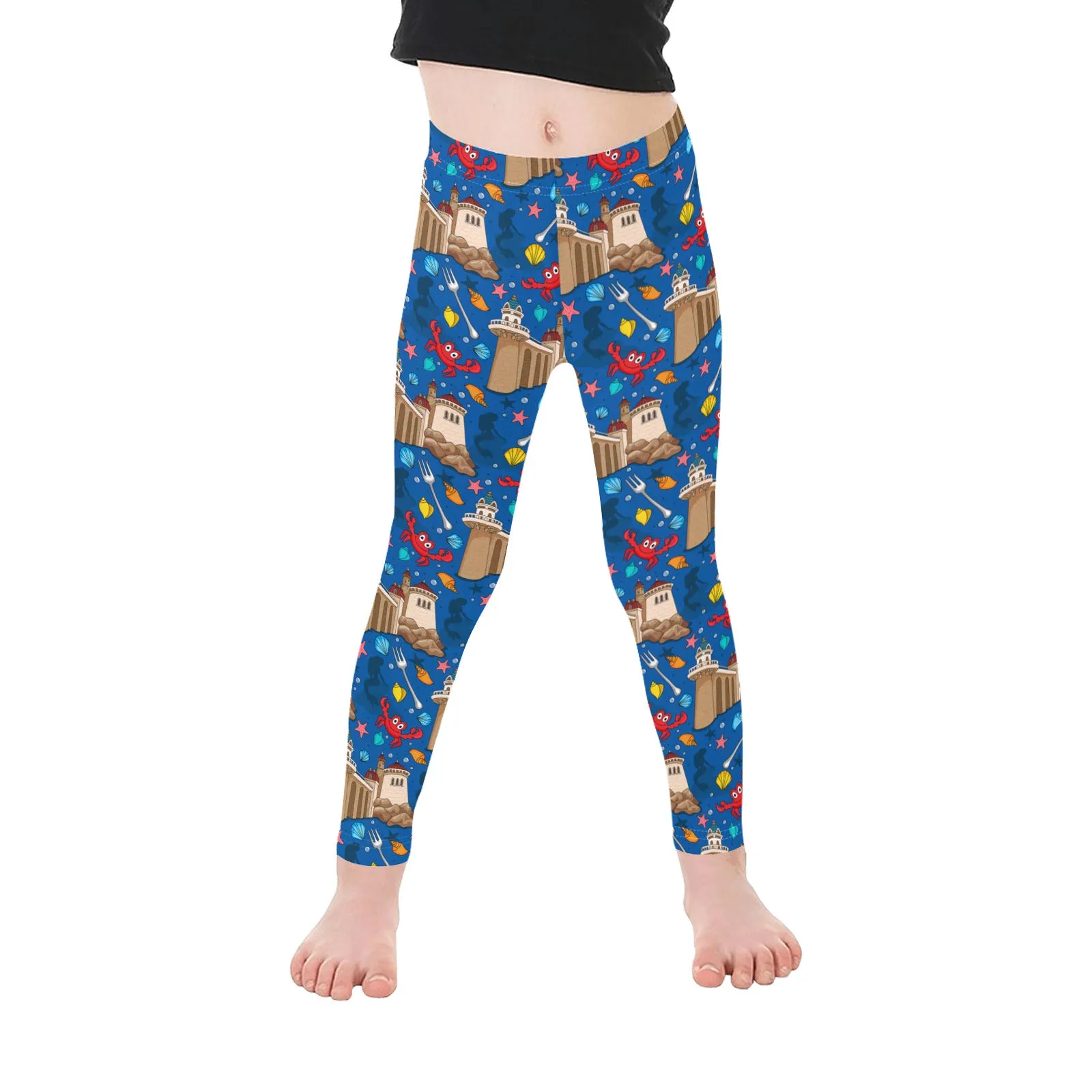 Sea Princess Castle Kid's Leggings