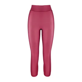 SECOND LIFE - Cora Compression Leggings Wine Size S