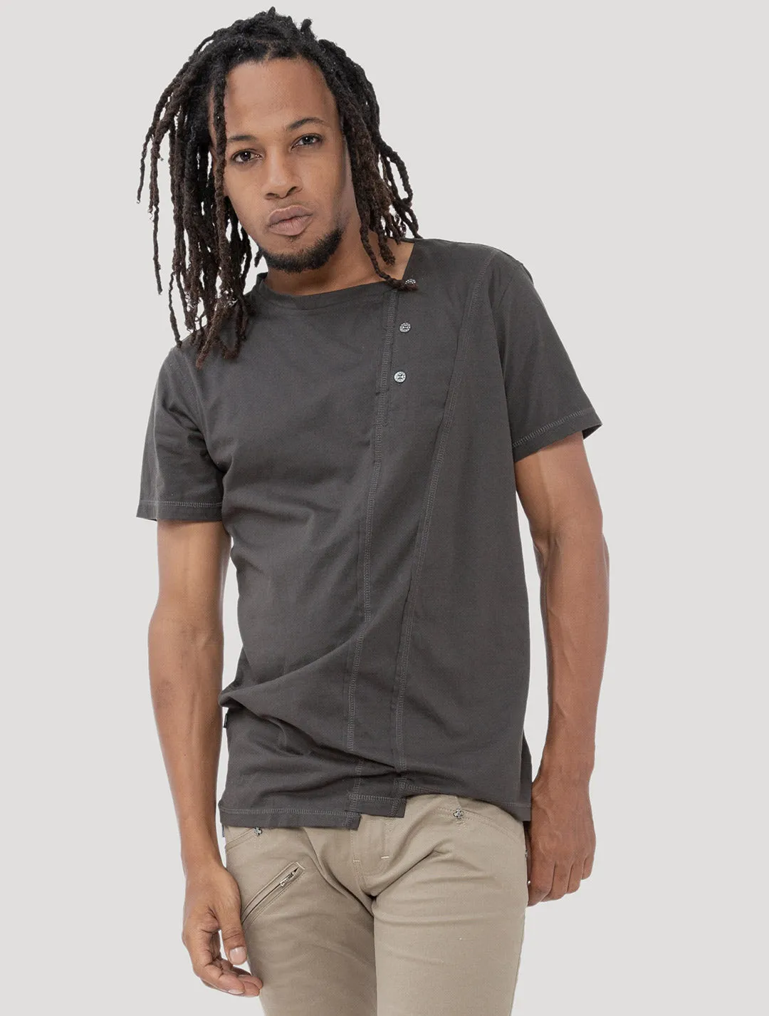 Slanted Rmx Short Sleeves Tee