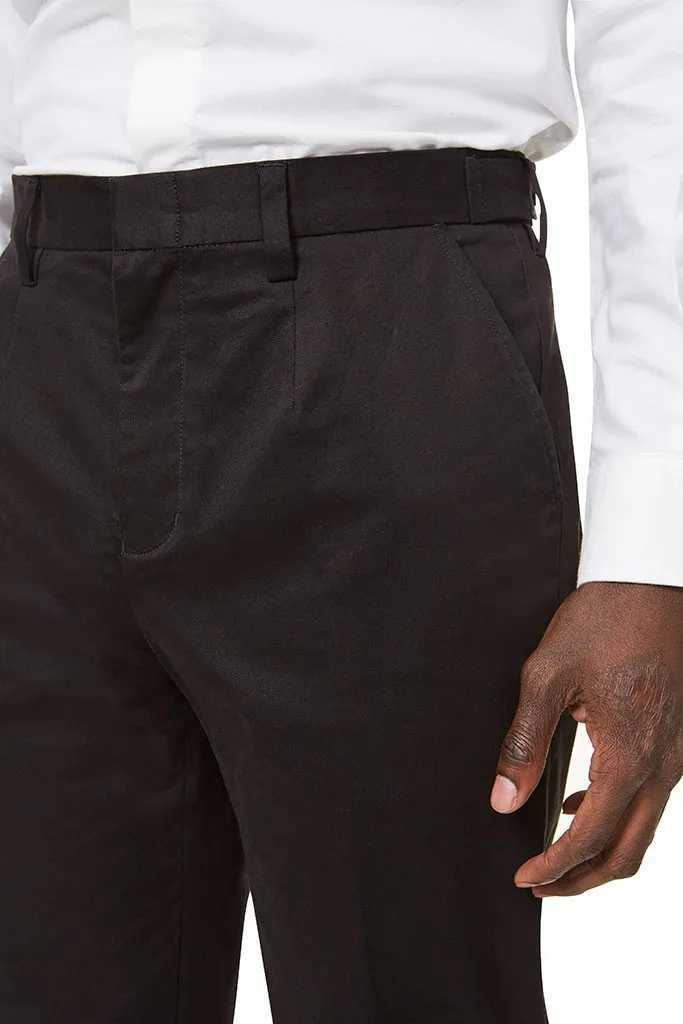 Slim Fit Trousers - Black