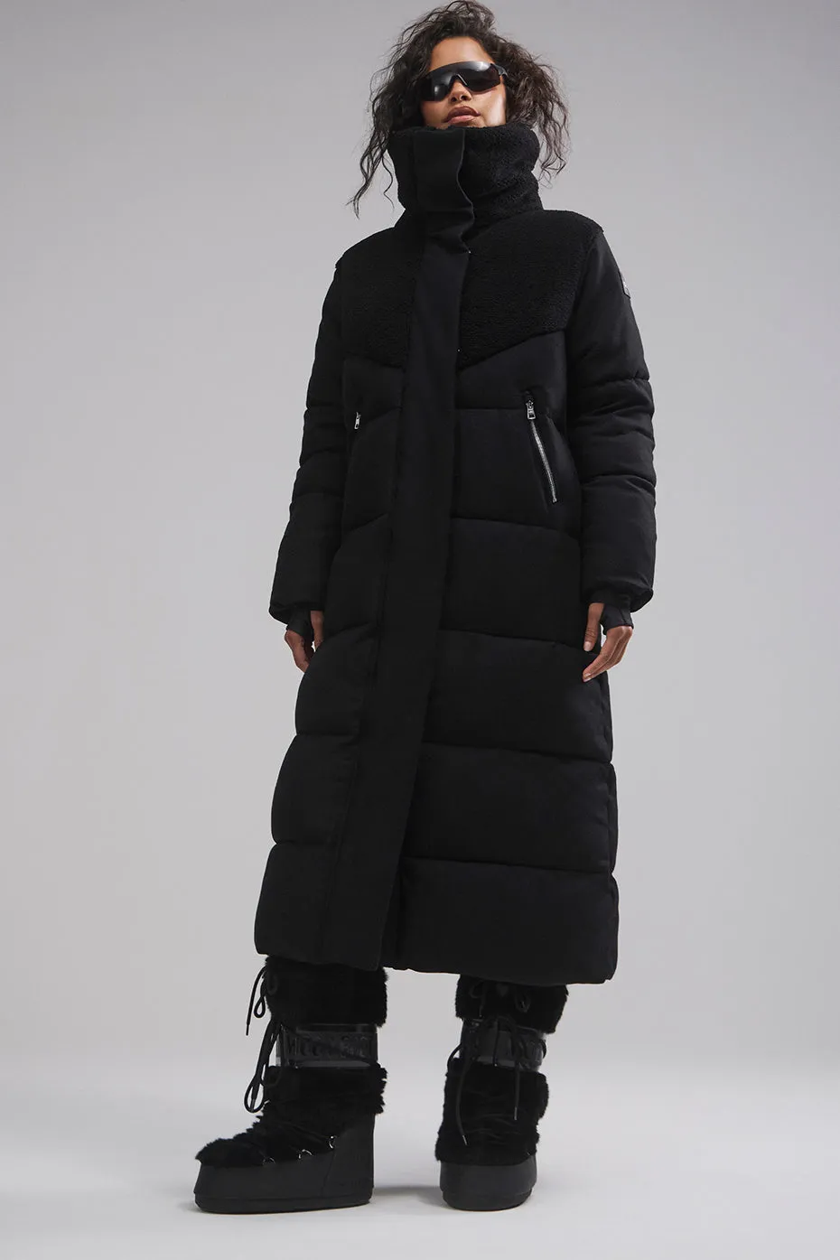 Snowfall Puffer Coat - Black