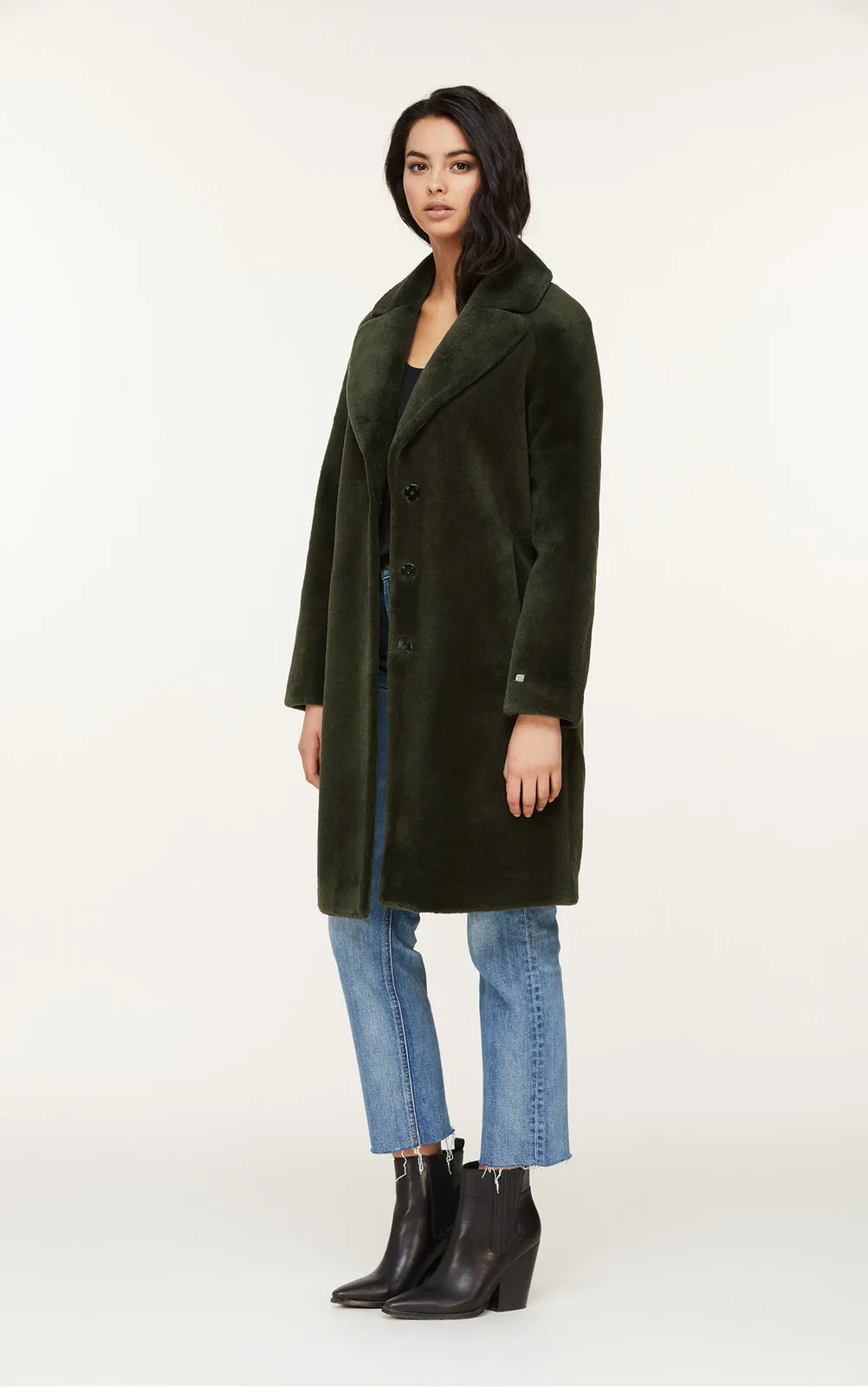 Soia & Kyo - Rubina Wool Coat in Matcha