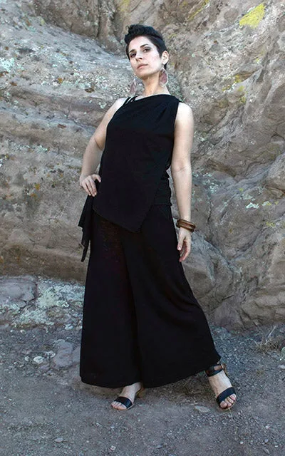 Southwest Gaucho Pants - Desert Crepe Collection