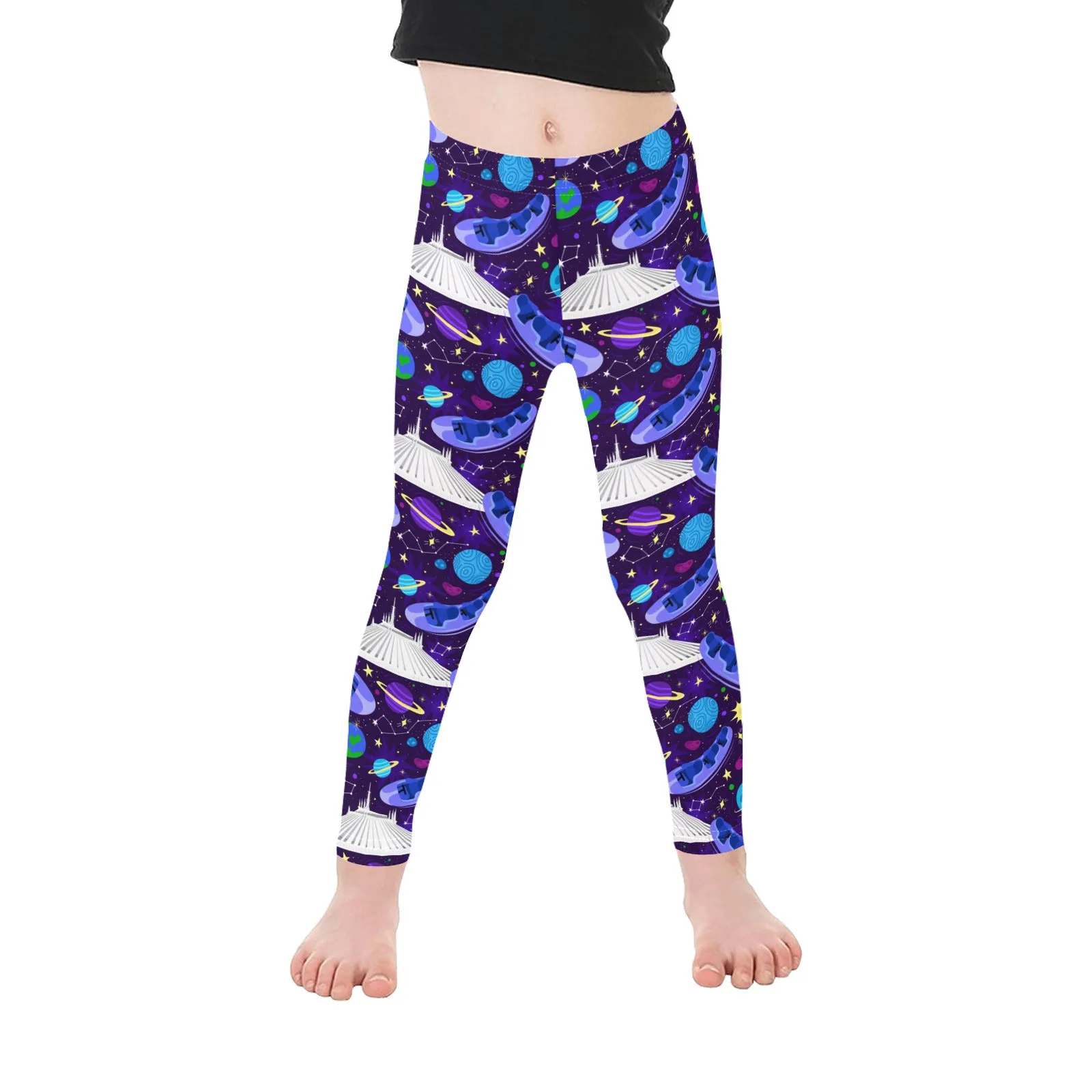 Space Mountain Kid's Leggings