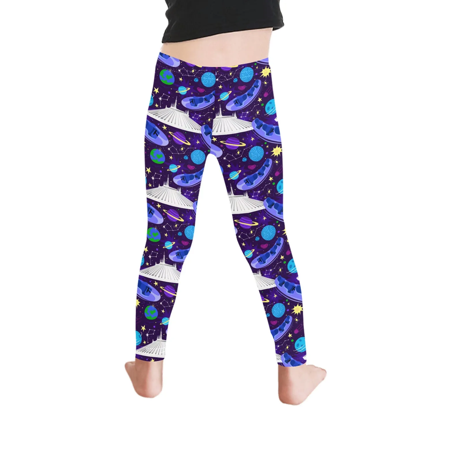 Space Mountain Kid's Leggings