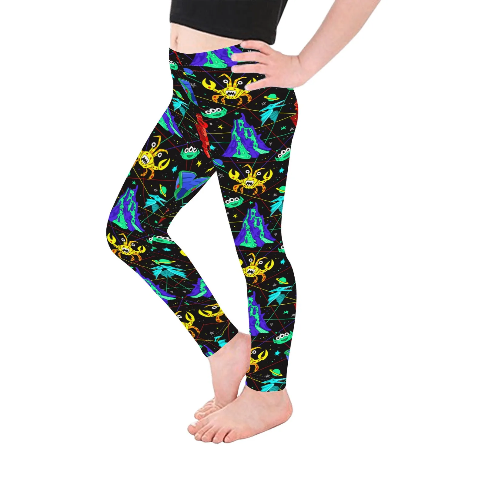 Space Ranger Spin Kid's Leggings