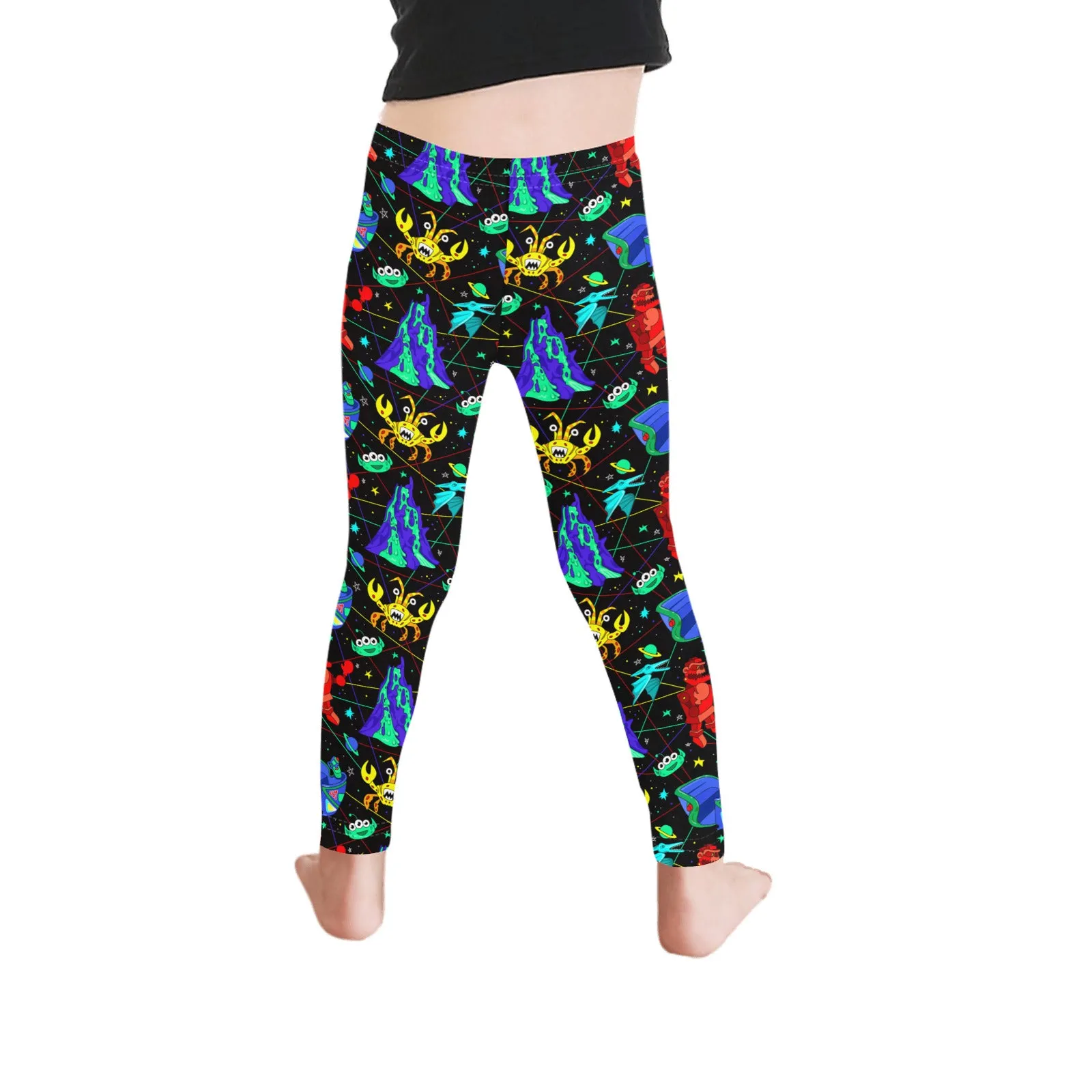 Space Ranger Spin Kid's Leggings