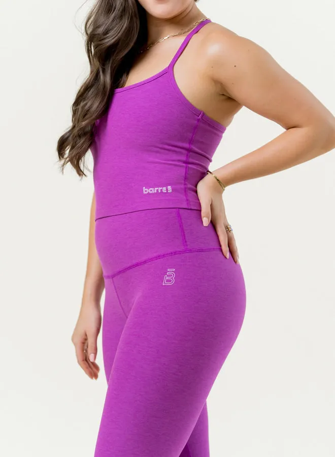 Spacedye Slim Racerback Cropped Tank - Violet Orchid