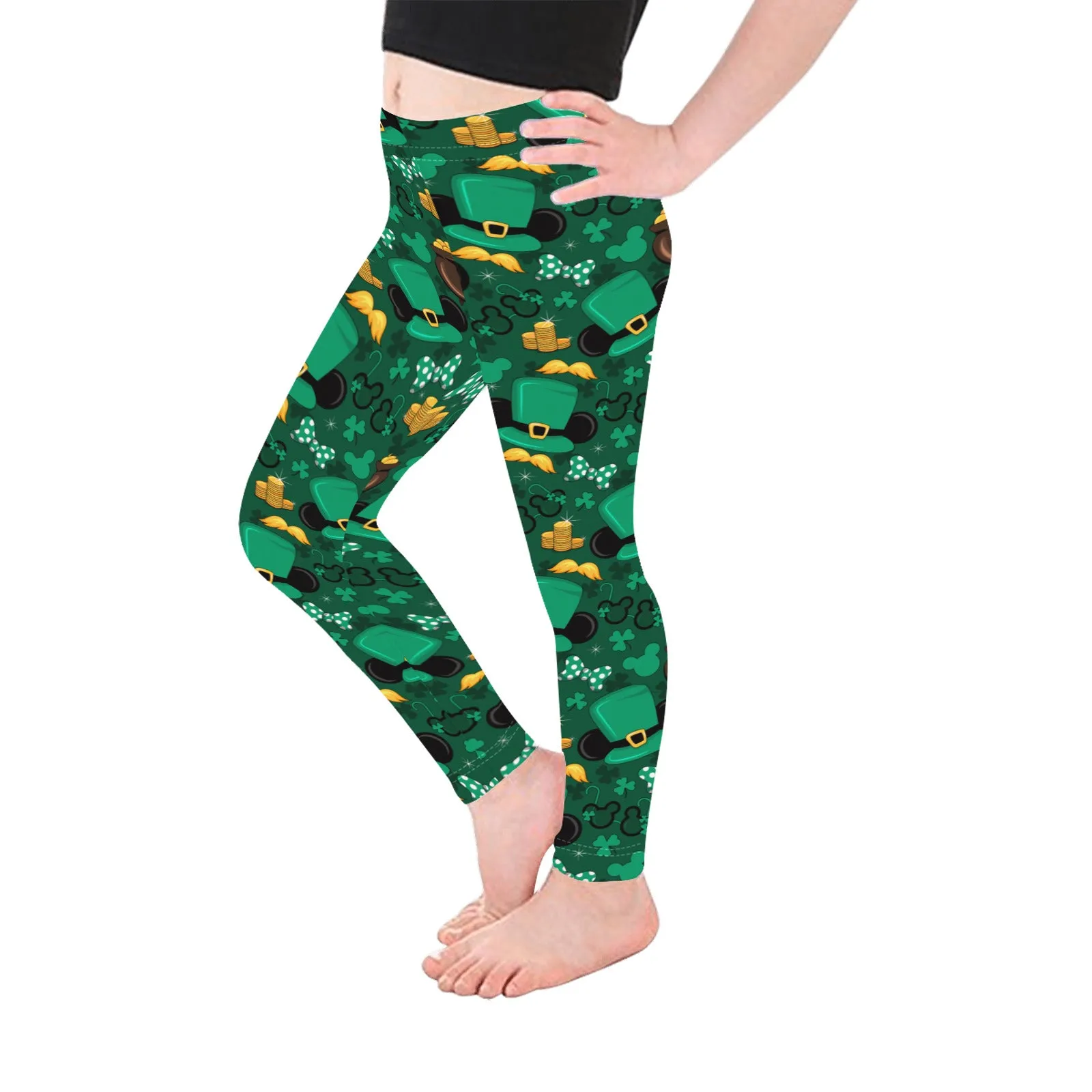 St. Patricks Day Green Kid's Leggings