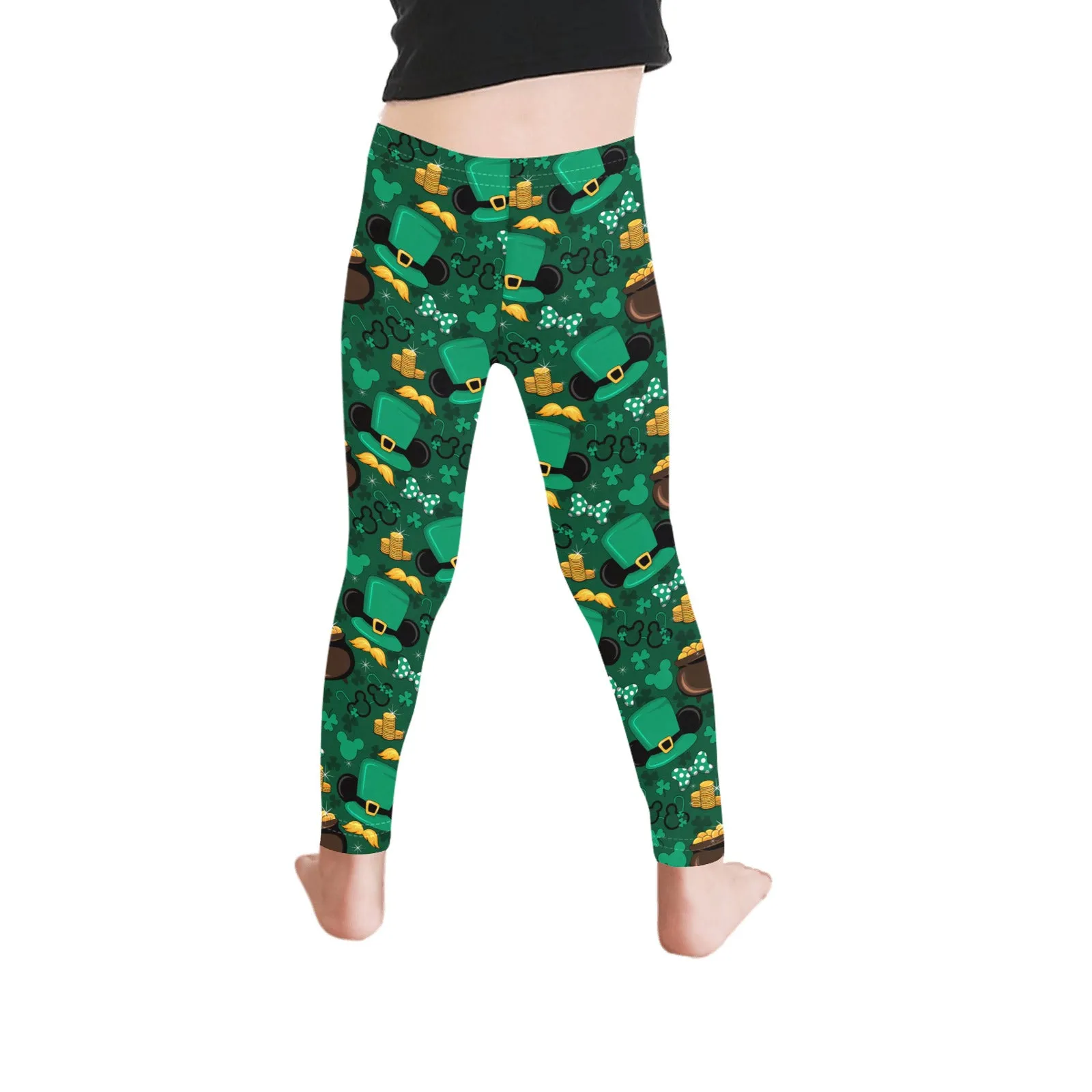 St. Patricks Day Green Kid's Leggings