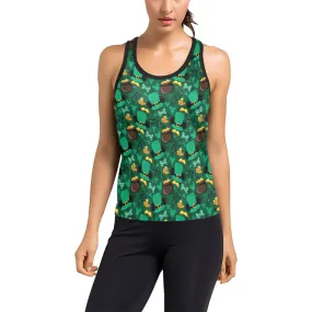 St. Patricks Day Green Women's Racerback Tank Top