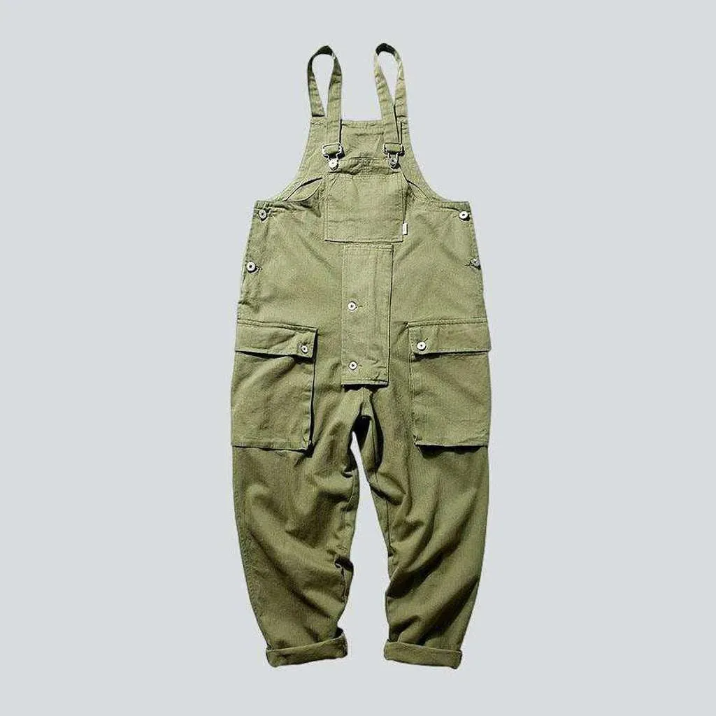 Stylish jean overall for men