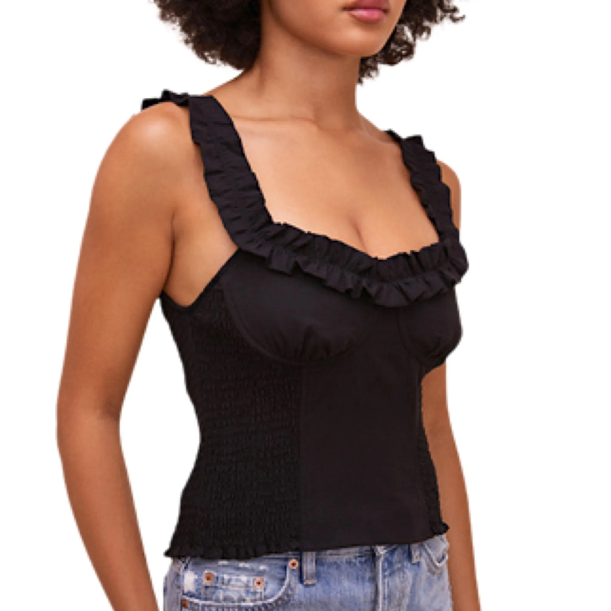 Tamaya Tank Top - Black.