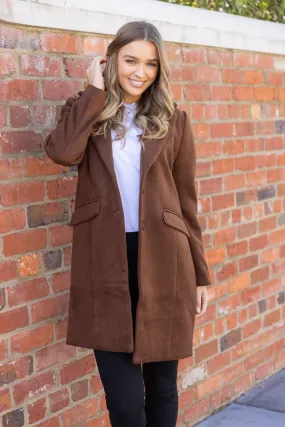 TAMSIN COAT - Chocolate