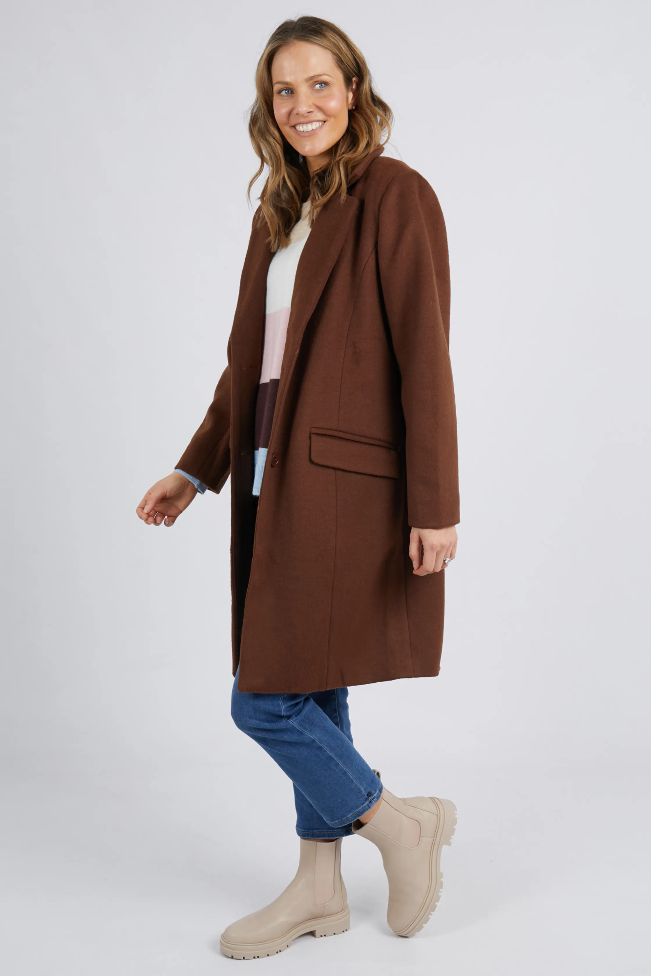 TAMSIN COAT - Chocolate