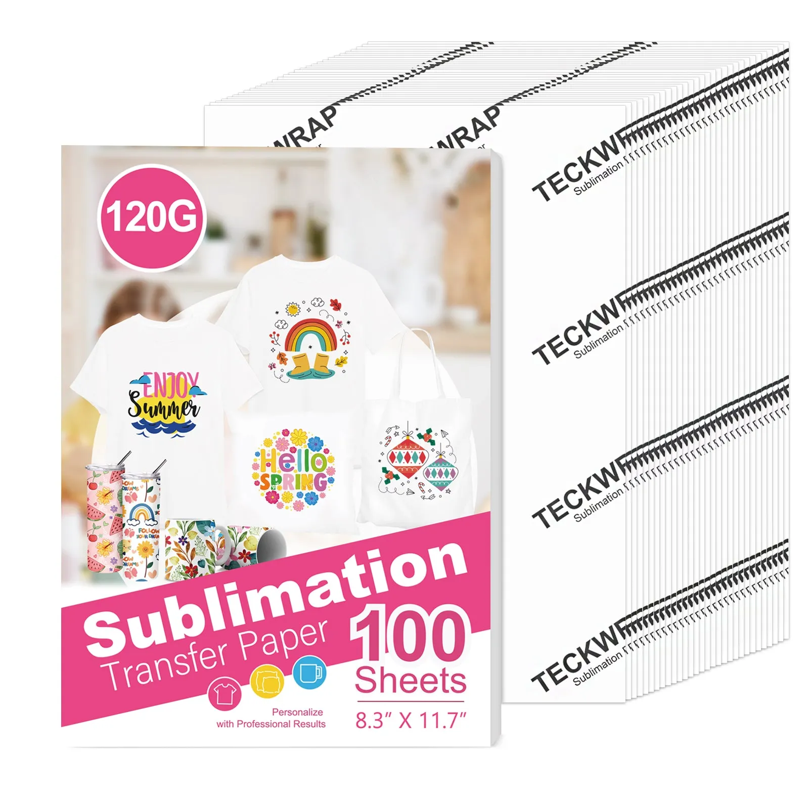 TeckWrapCraft Sublimation Paper 8.3"x 11.7"  (100sheets)