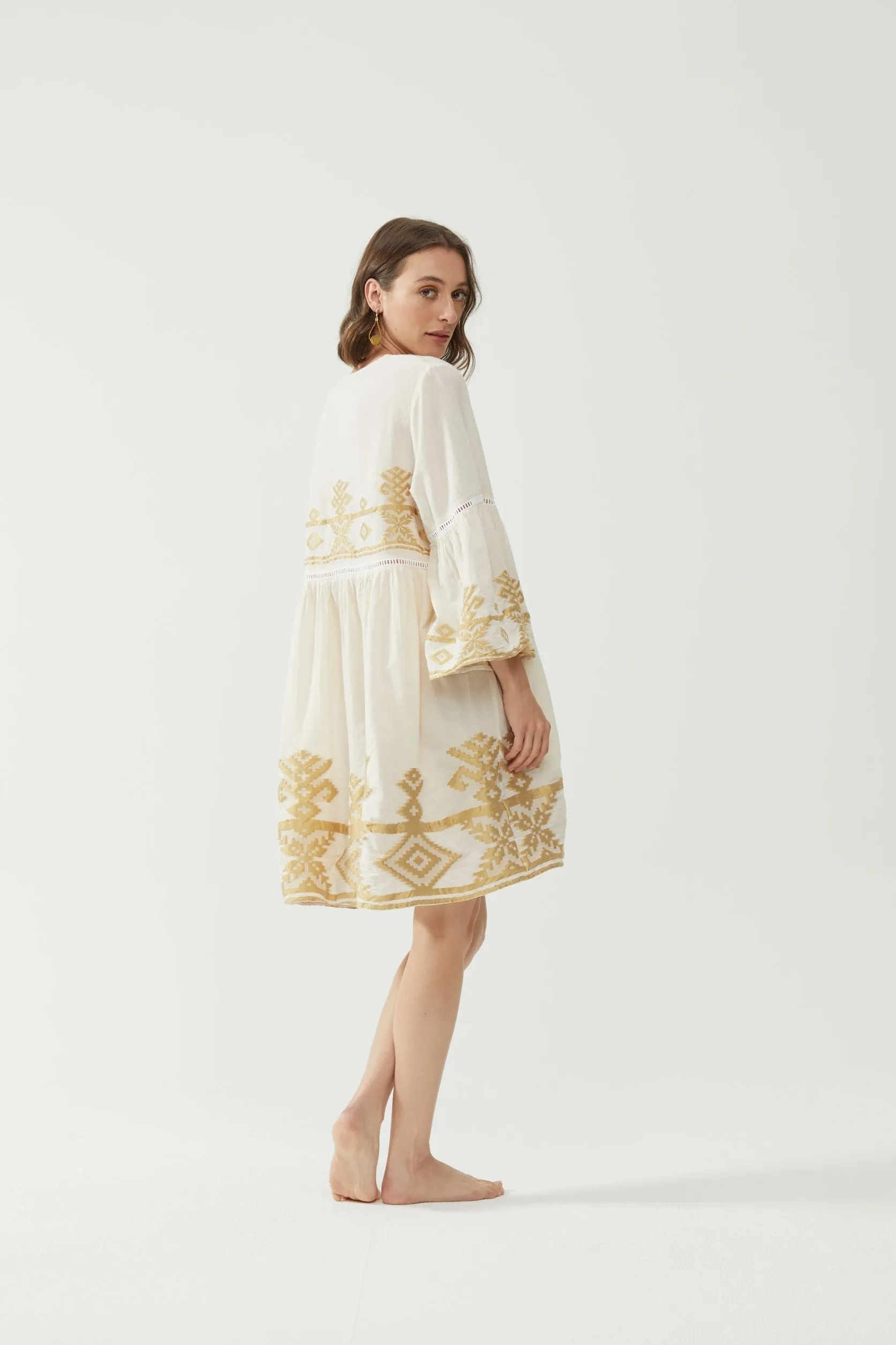 Thalia Dress Cream