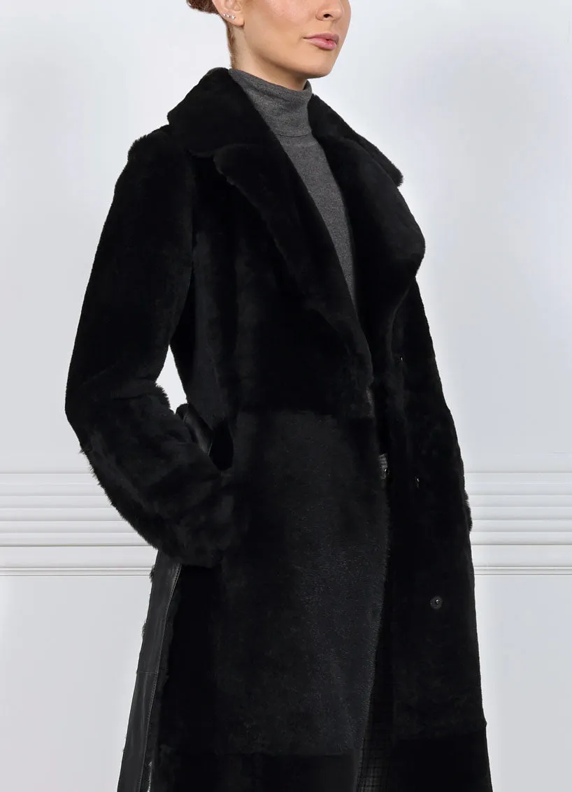 The Celine Shearling Trench Coat