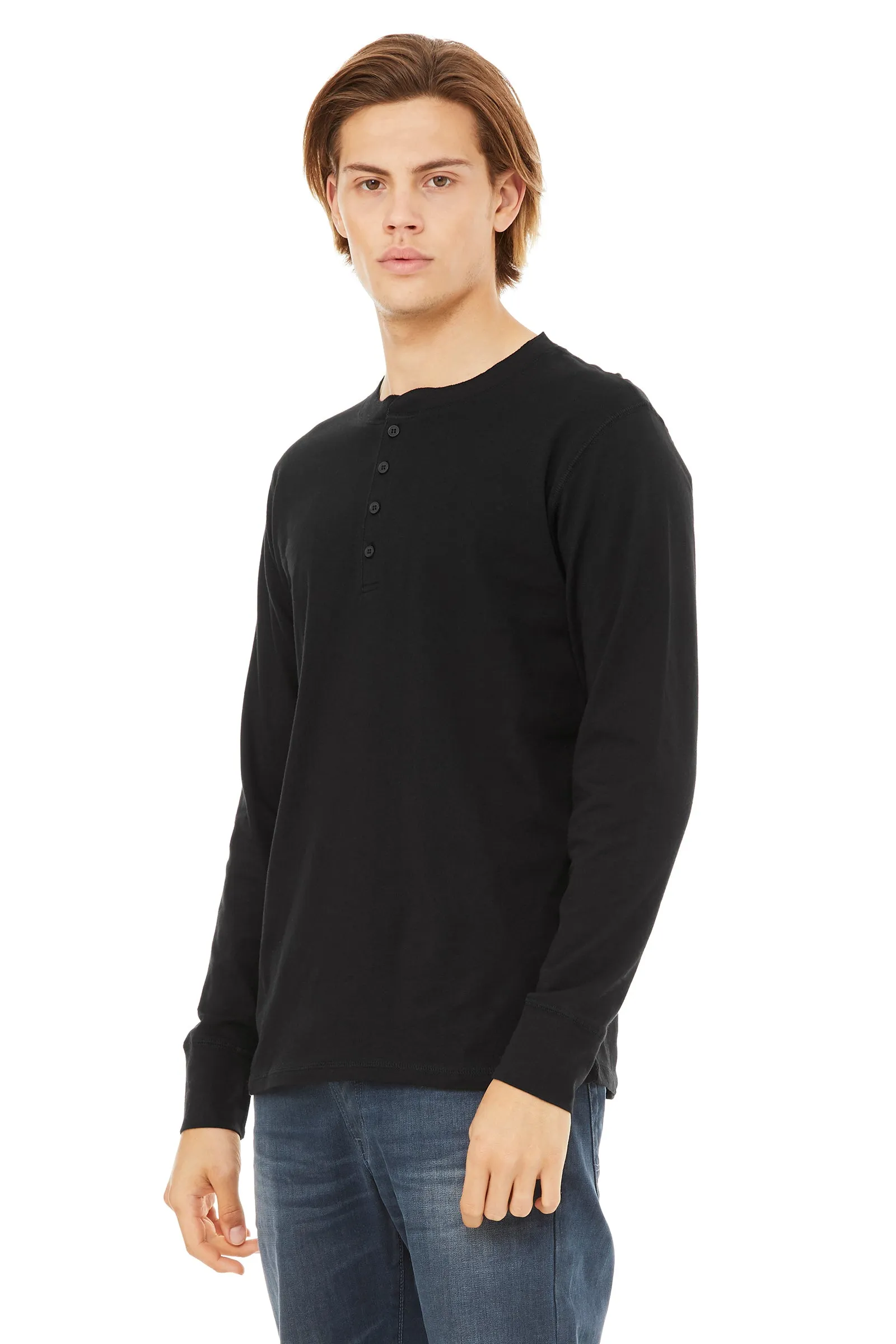 The Essential Long Sleeve Henley Adult