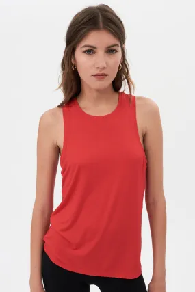 Toni Jersey Tank, Blood Orange