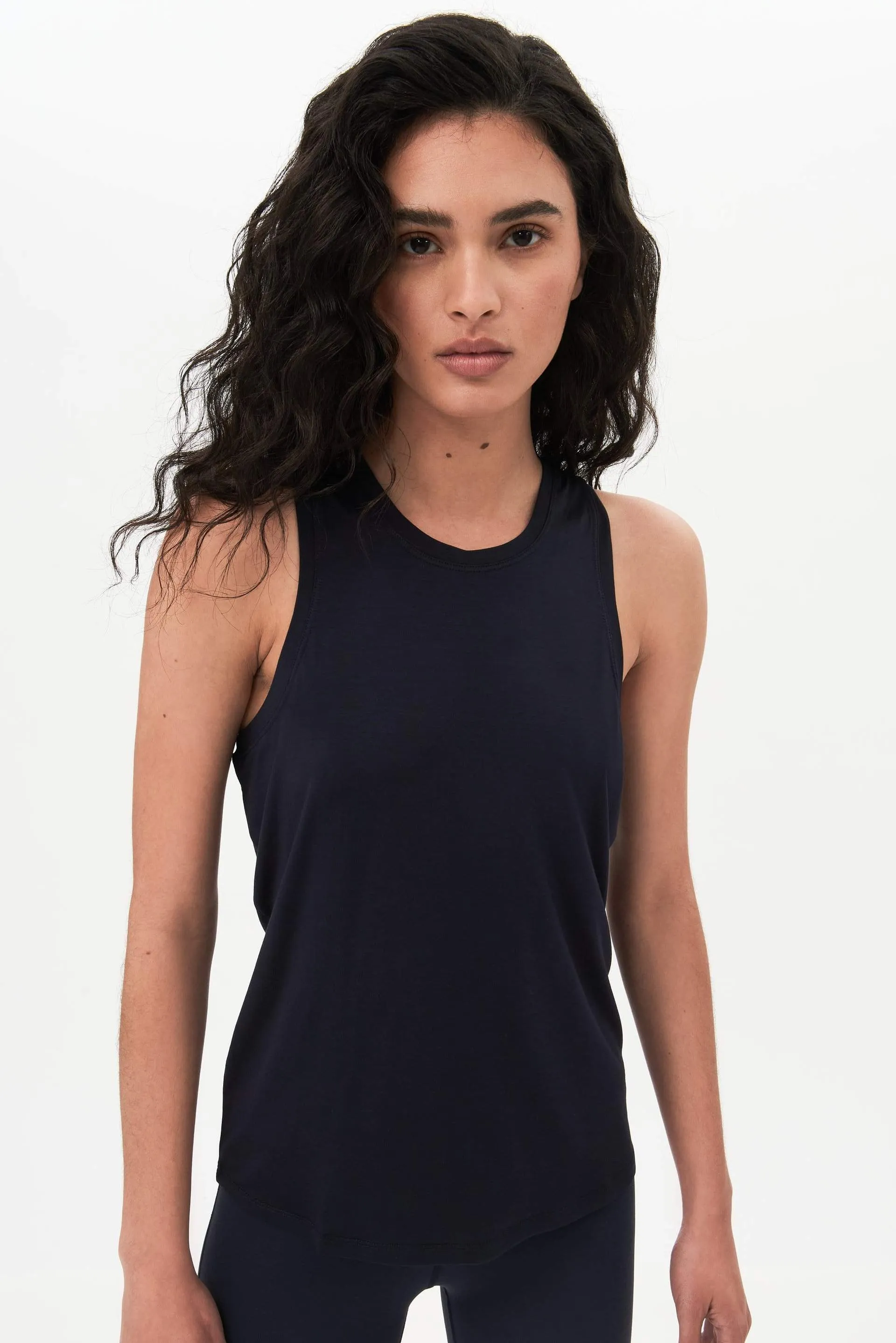 Toni Jersey Tank, Indigo