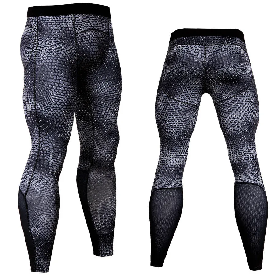 Train in Style with Serpentine Long Sleeve Compression Rash Guard & Leggings Set for No Gi BJJ