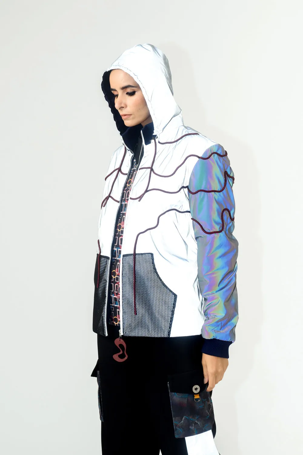 Unisex Reflect Bomber Jacket