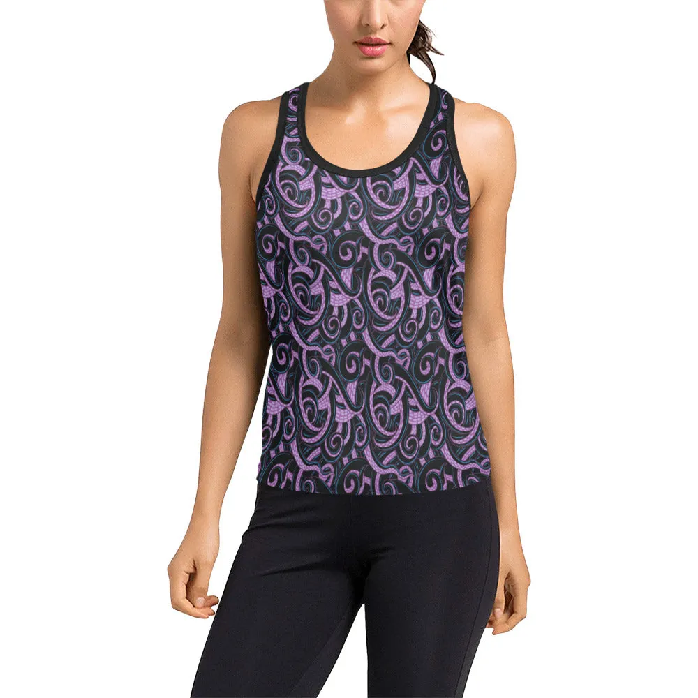 Ursula Tentacles Women's Racerback Tank Top