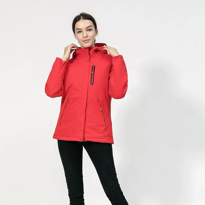 USB Heated Waterproof Jacket for Men Women