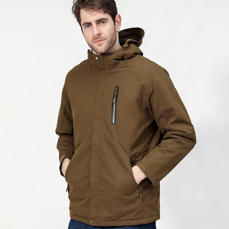 USB Heated Waterproof Jacket for Men Women