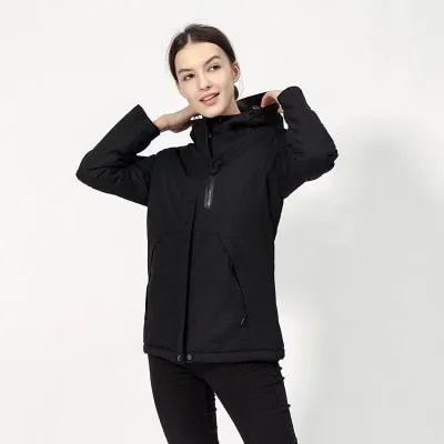 USB Heated Waterproof Jacket for Men Women