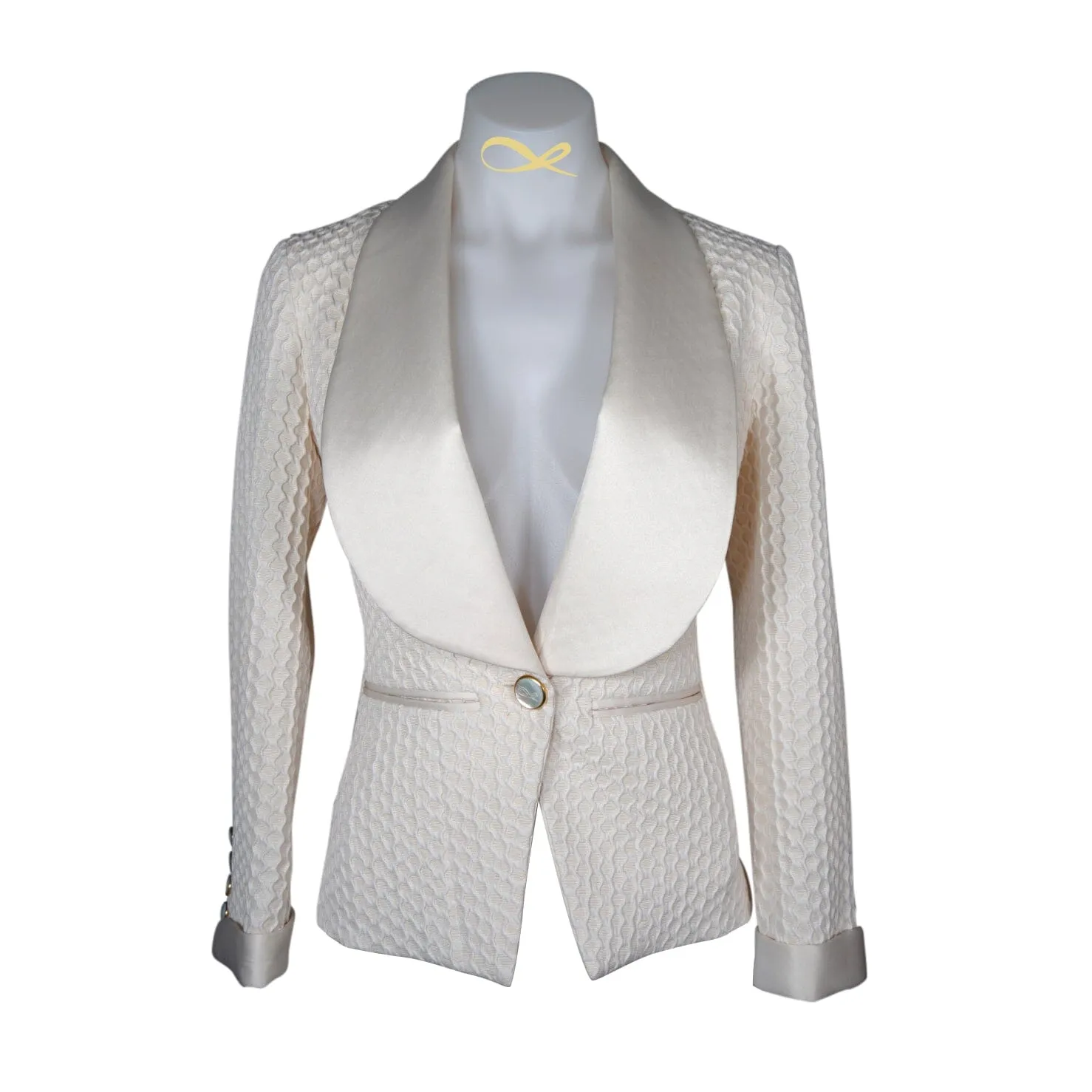 Vaniglia Honeycomb Cuffed Dinner Jacket