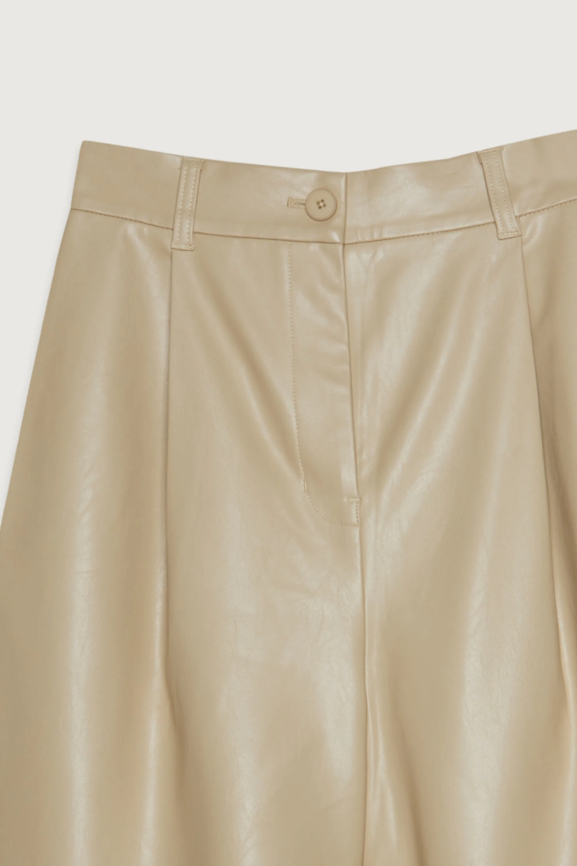 VEGAN LEATHER SHORTS