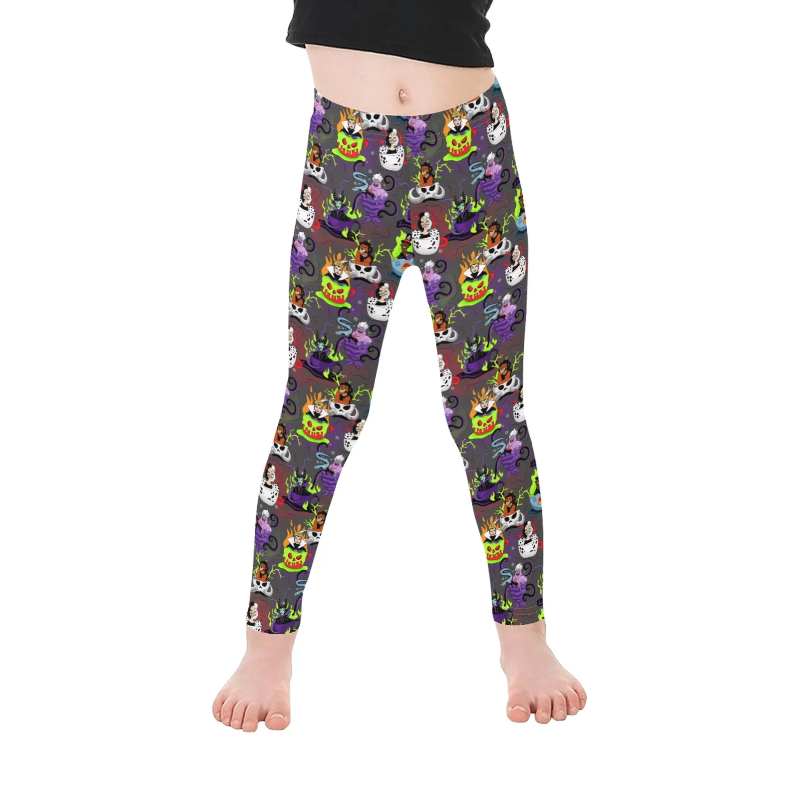 Villains Tea Cups Kid's Leggings