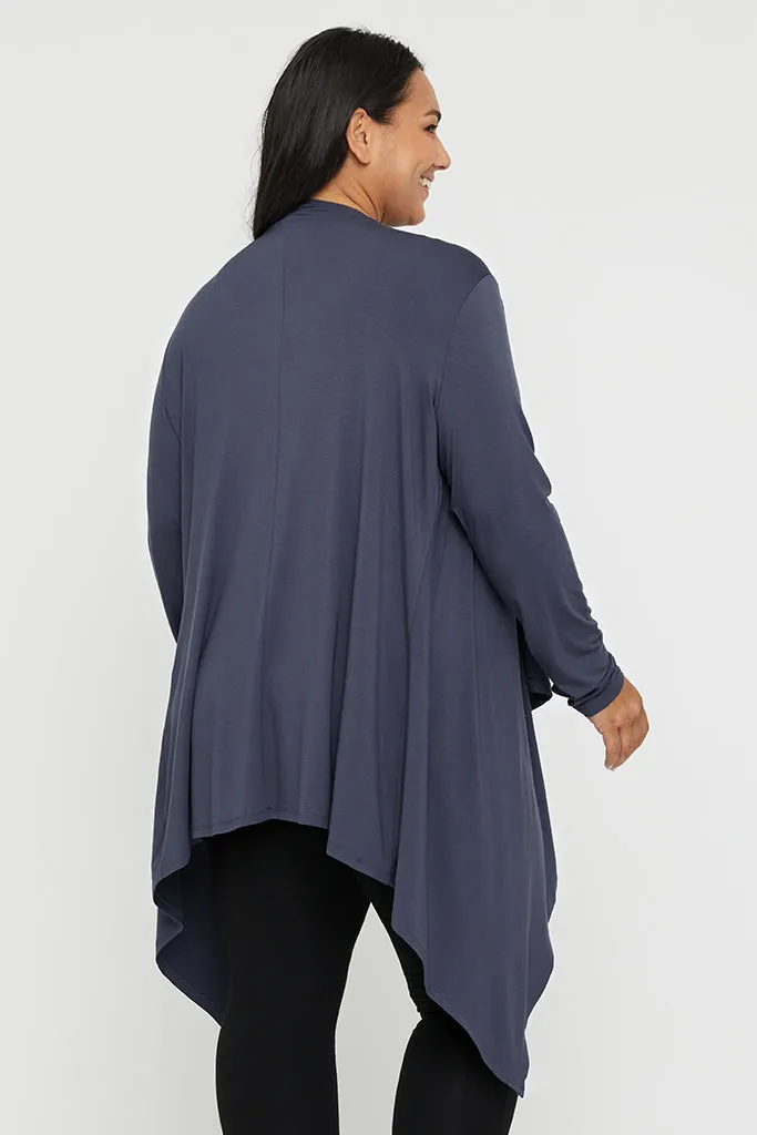 Waterfall Cardigan - Storm