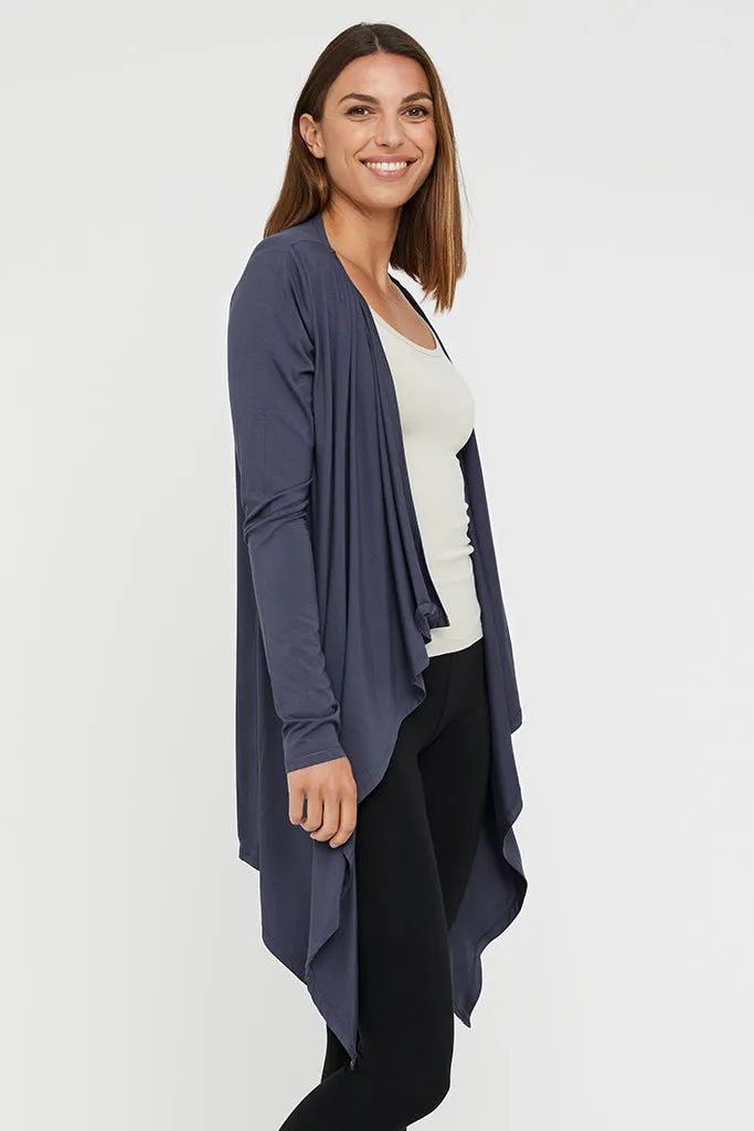 Waterfall Cardigan - Storm