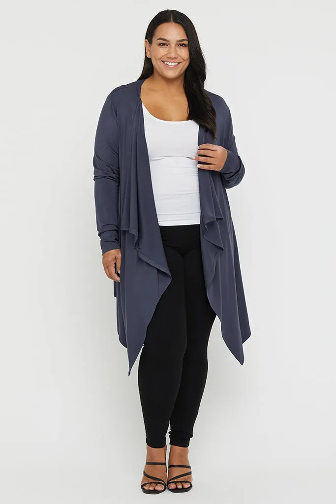 Waterfall Cardigan - Storm